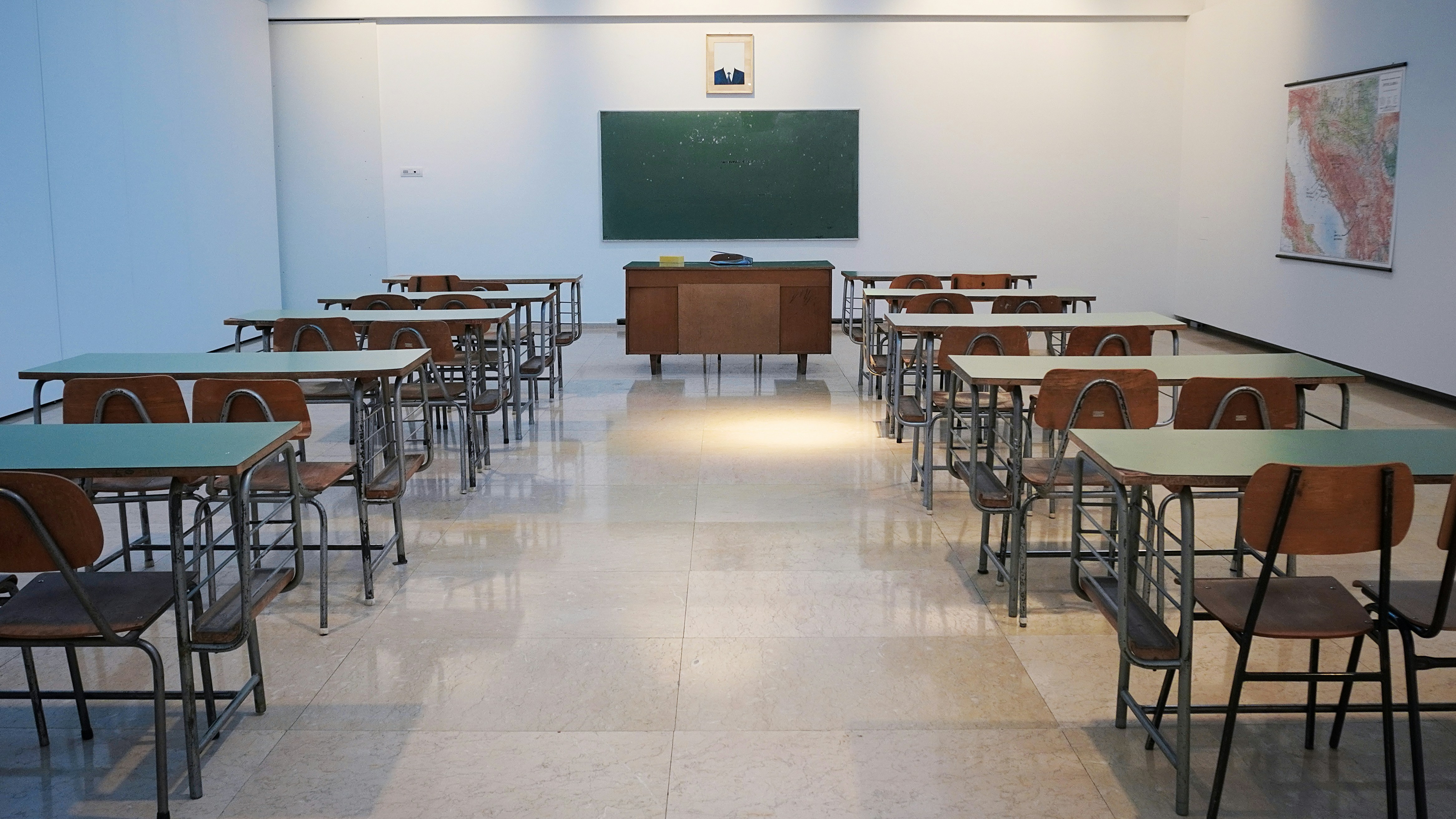 A school building illustrating the proposal to reduce class sizes
